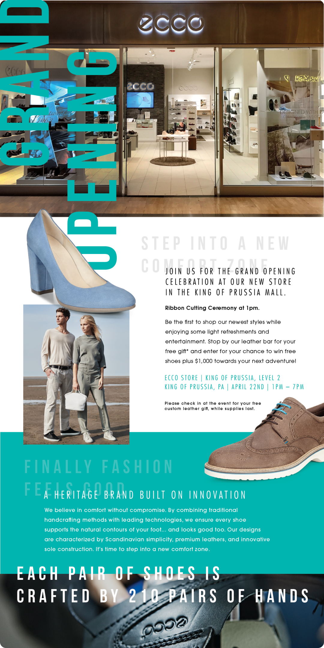 Ecco grand opening ad