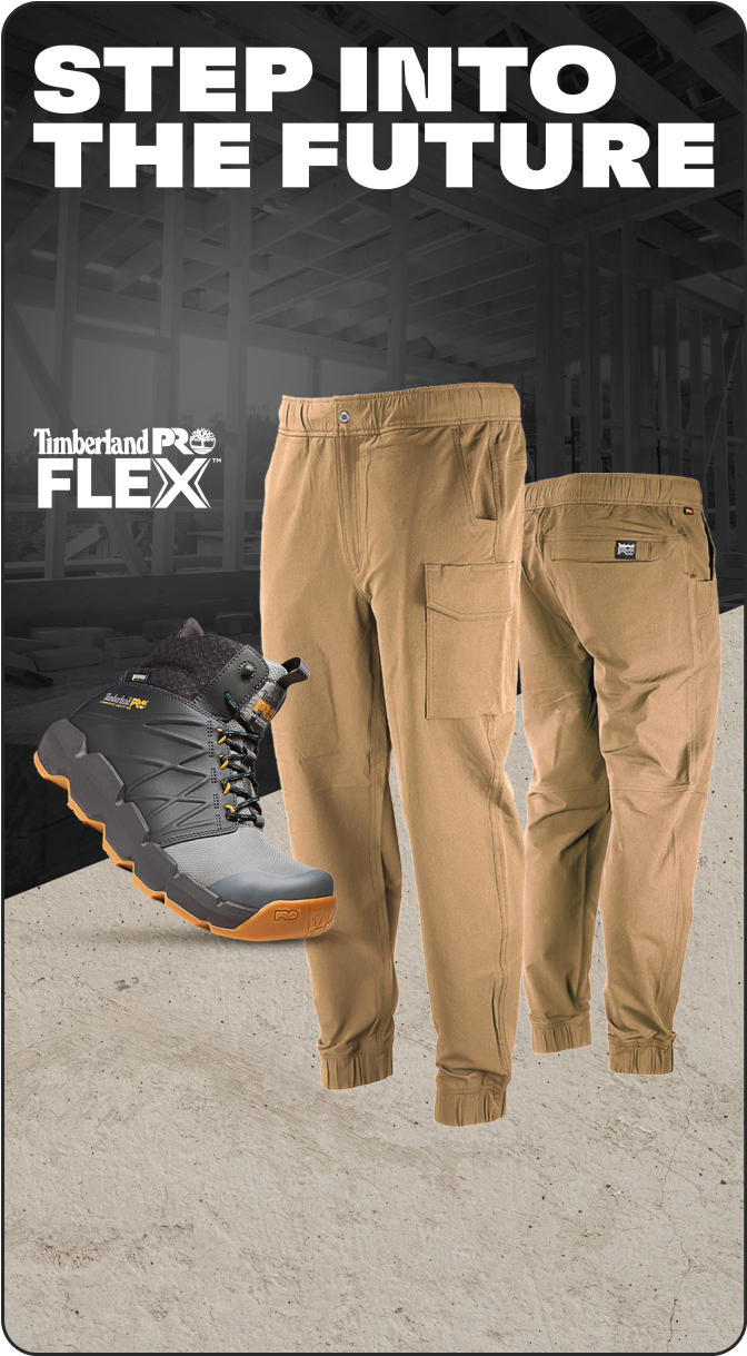 Step into the future with Timberland Pro boots and work pants