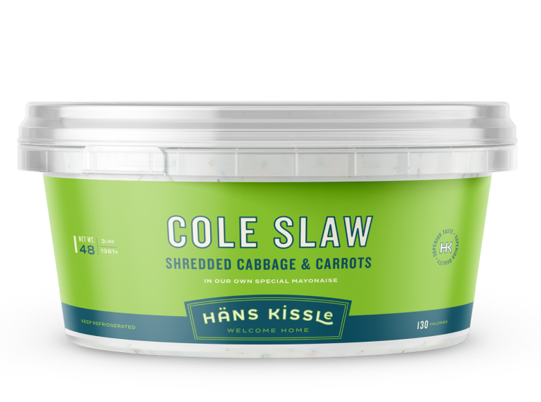 Hans Kissle Cole Slaw packaging design