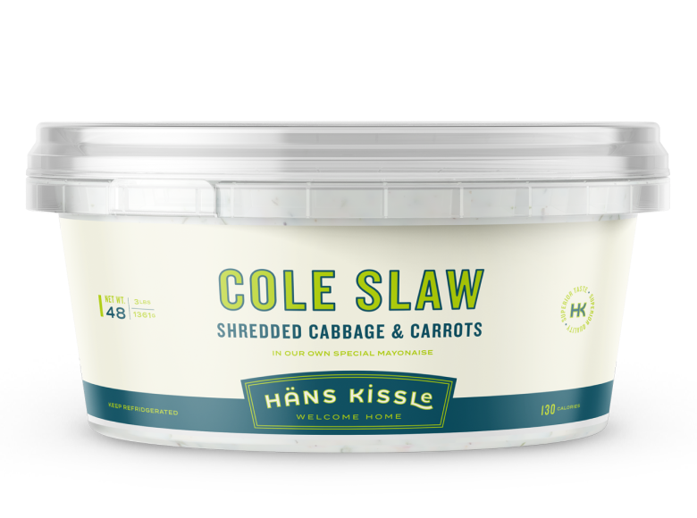 Hans Kissle Cole Slaw alternative packaging design