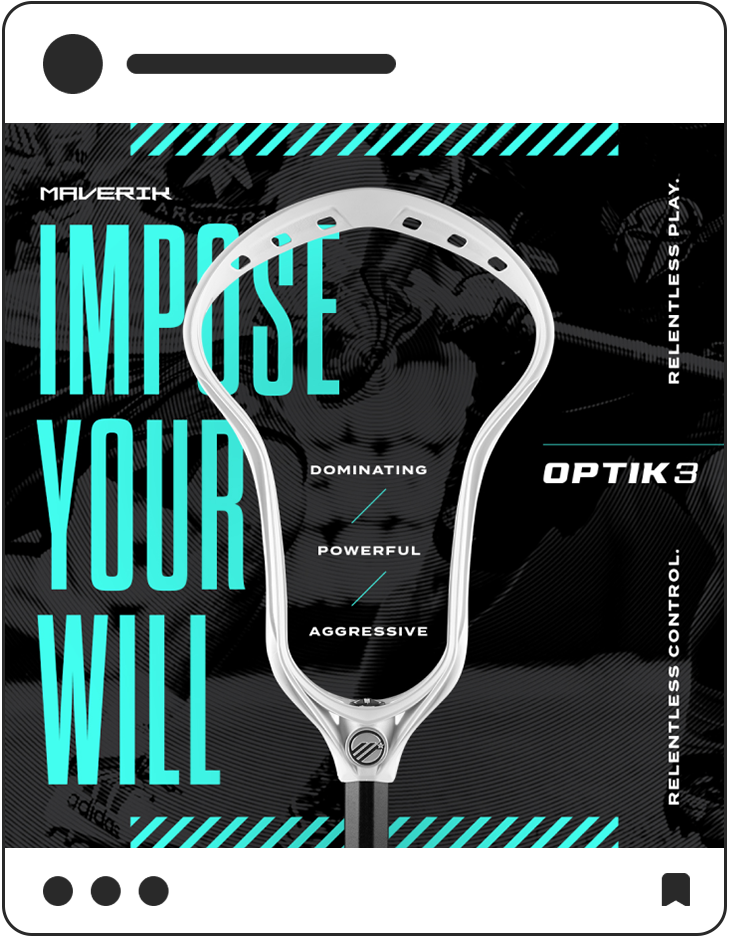 Maverik Optik3 social media post "Impose your will"