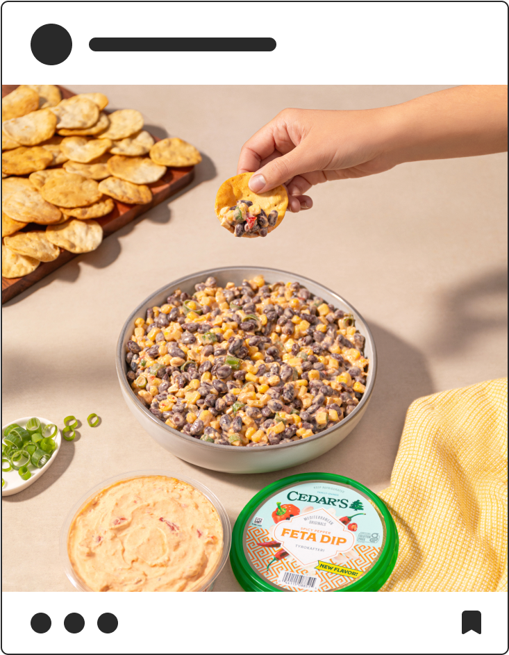 Cedar's Spicy Pepper Feta Dip lifesyle