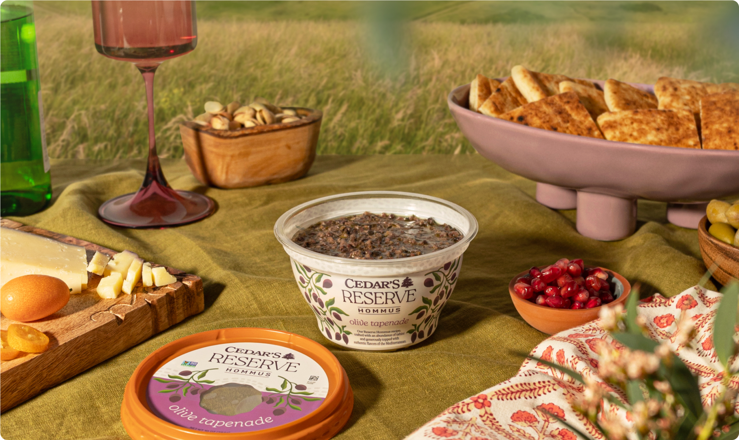 Cedar's Reserve Olive Tapenade Tablescape