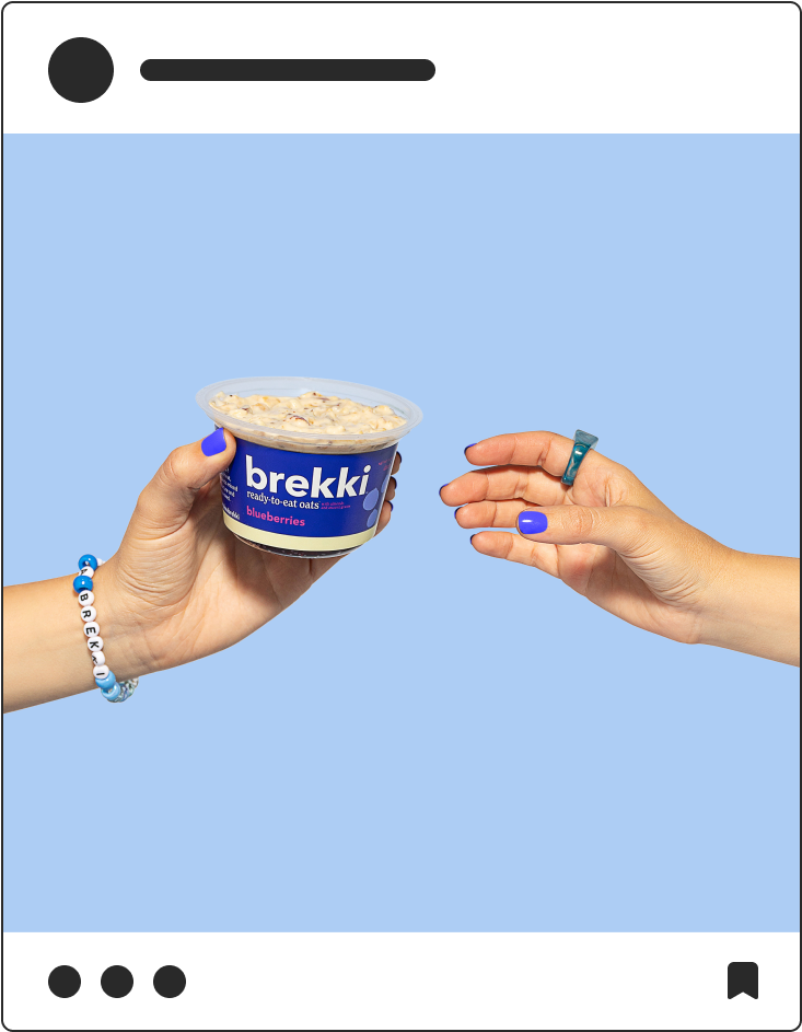brekki being passed between hands