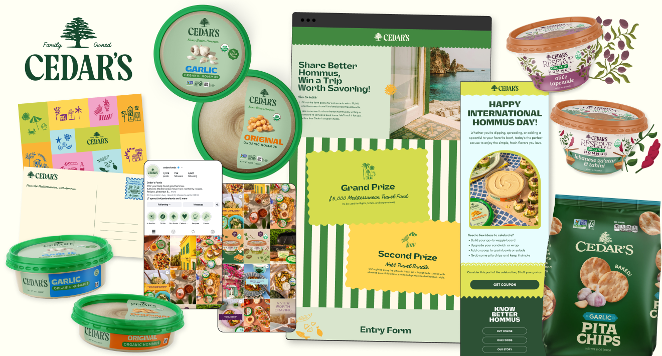 Cedar's unified design of an array of products and sites