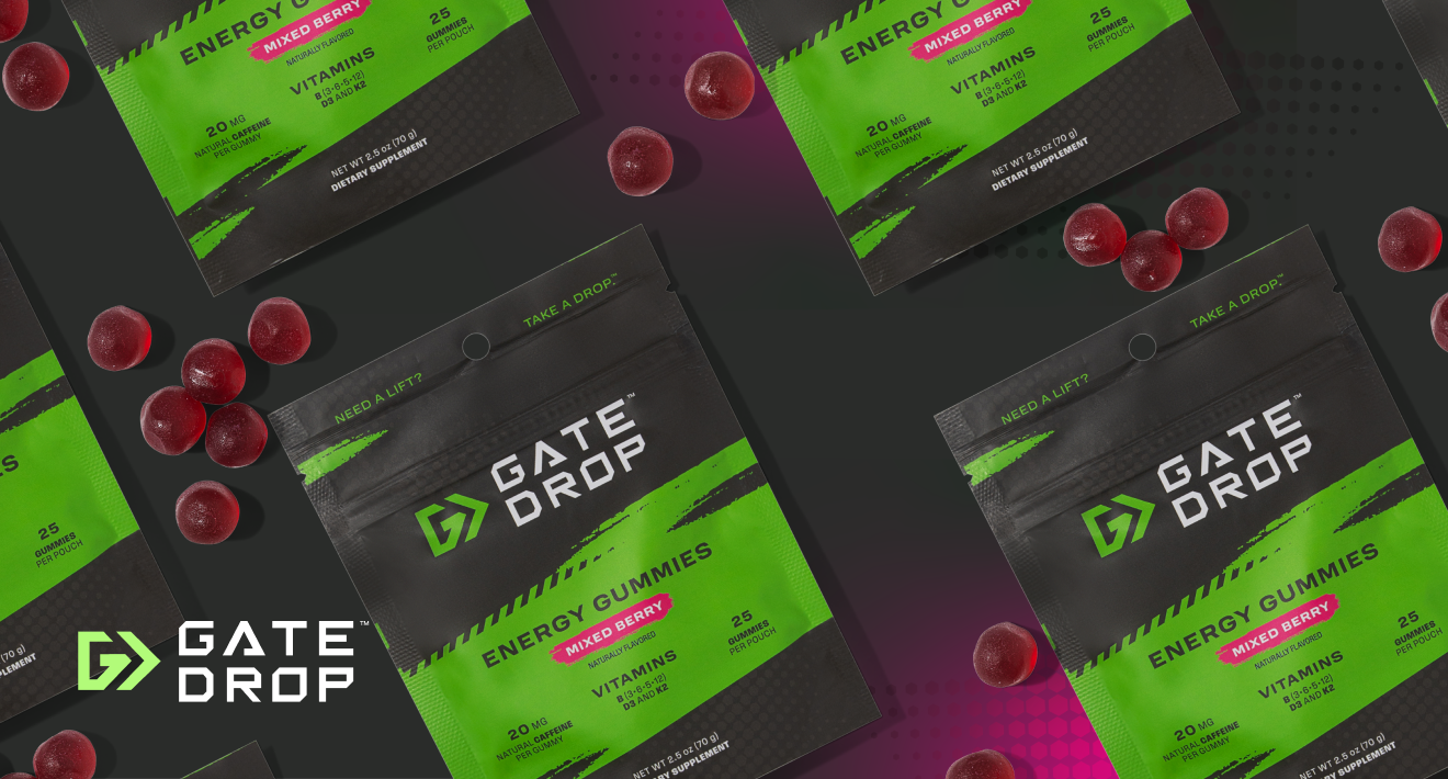 Gatedrop gummy packaging